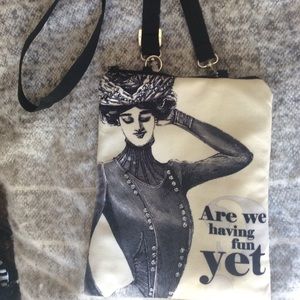 Jkc padded crossbody journal bag
